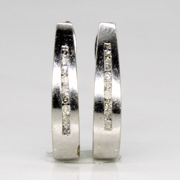 Diamond Hoop Earrings | 0.09ctw |