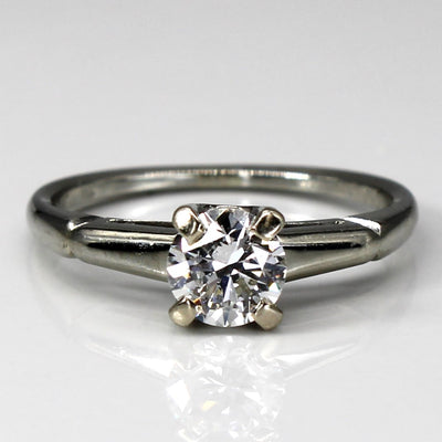 Solitaire Diamond Ring | 0.64ct SI1 G/H | SZ 6.5 |