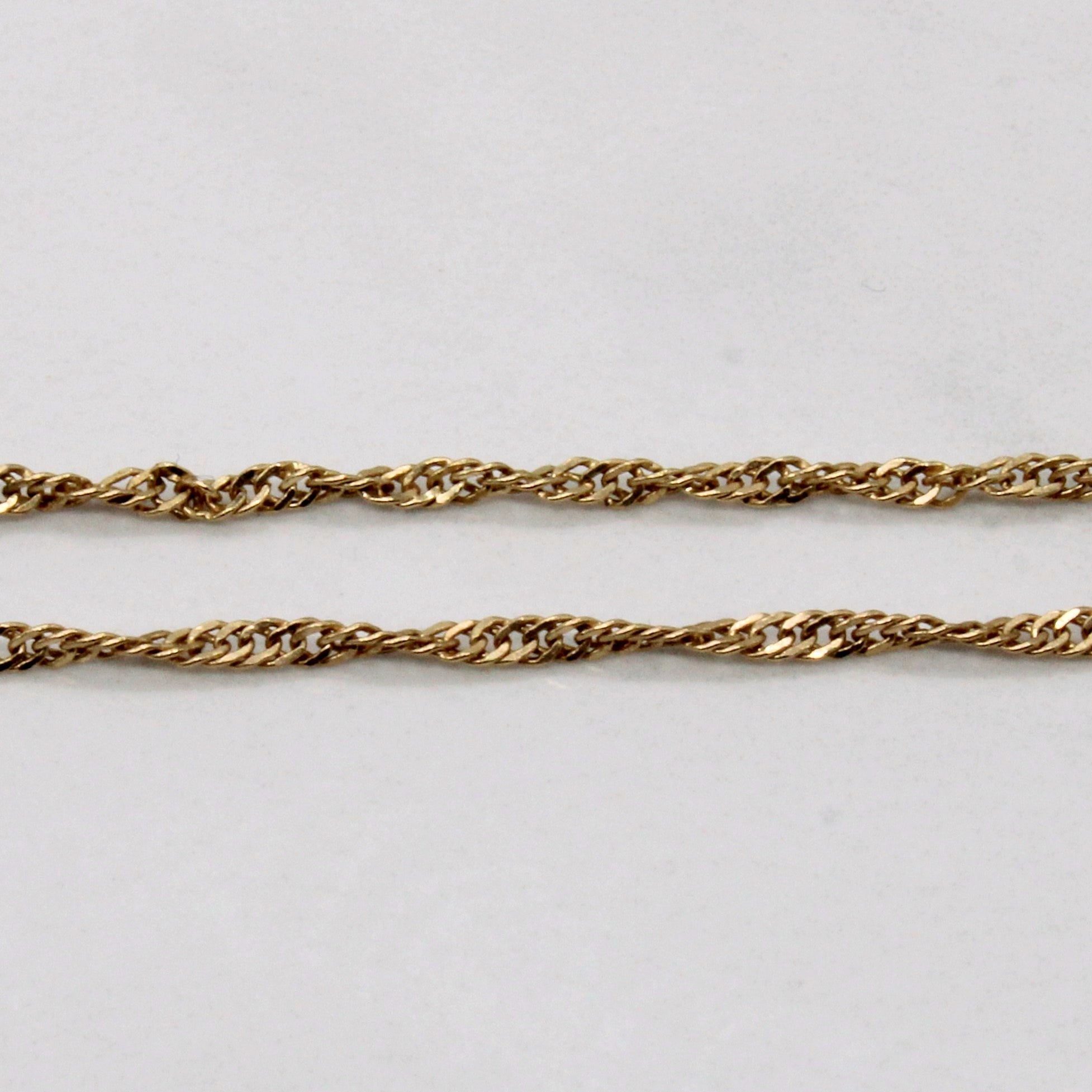 10k Yellow Gold Rope Chain | 24" |