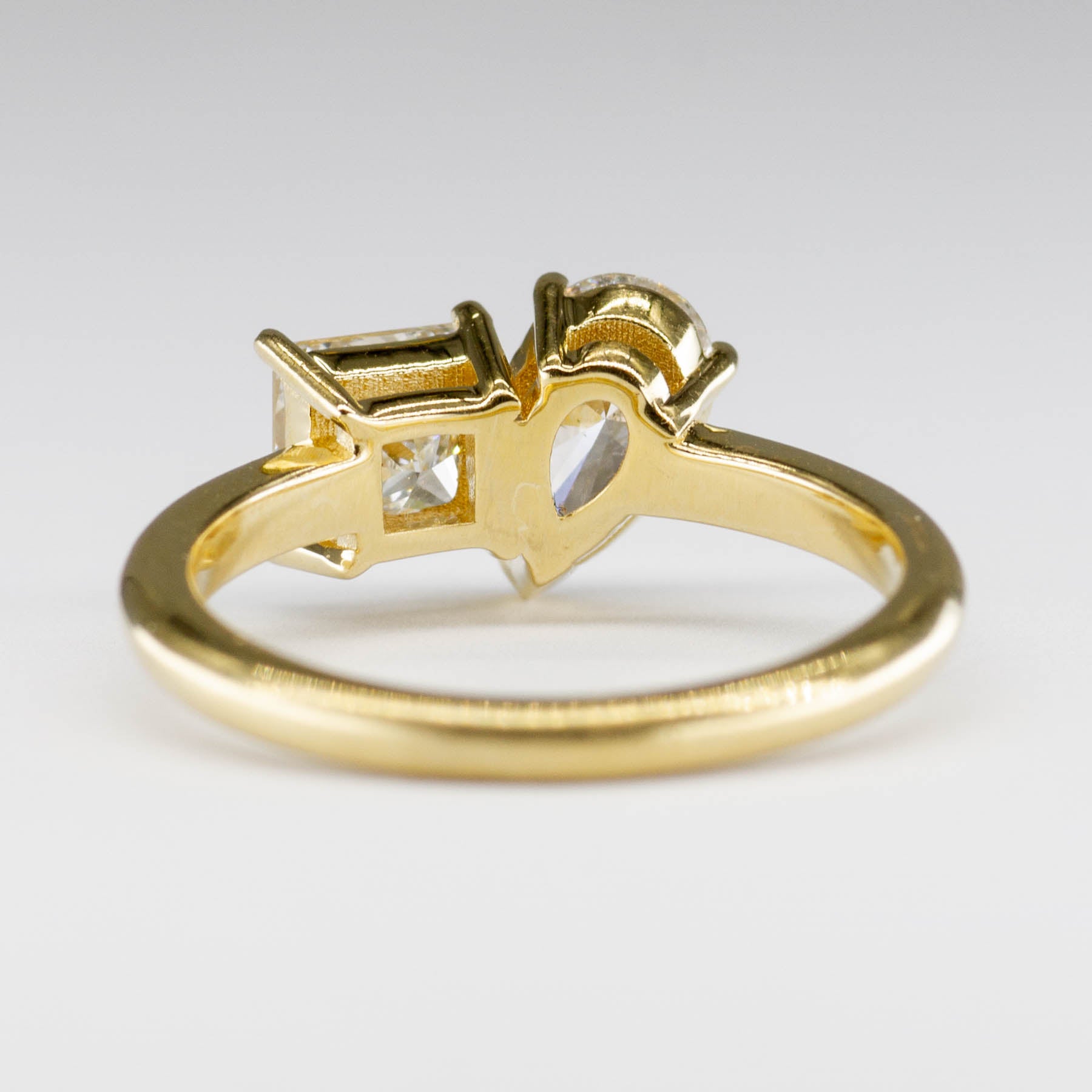 Toi et Moi Princess & Pear Diamond Ring | 1.50ctw | SZ 5.75 VS1/VS2 H/I |