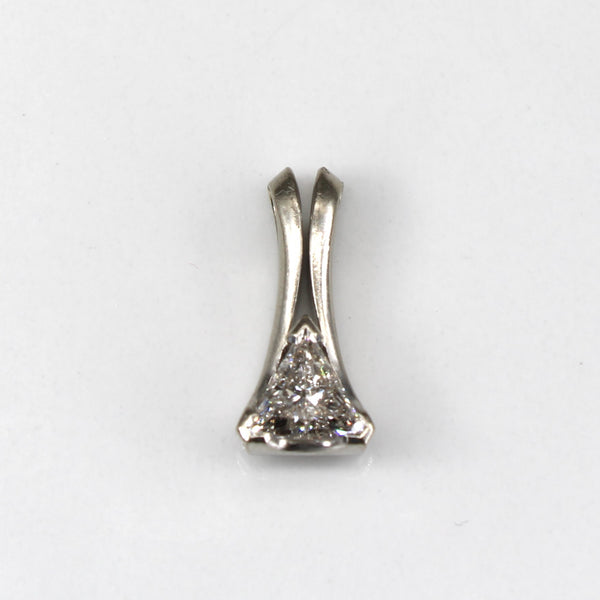 Trilliant Diamond Drop Pendant | 0.90ct |