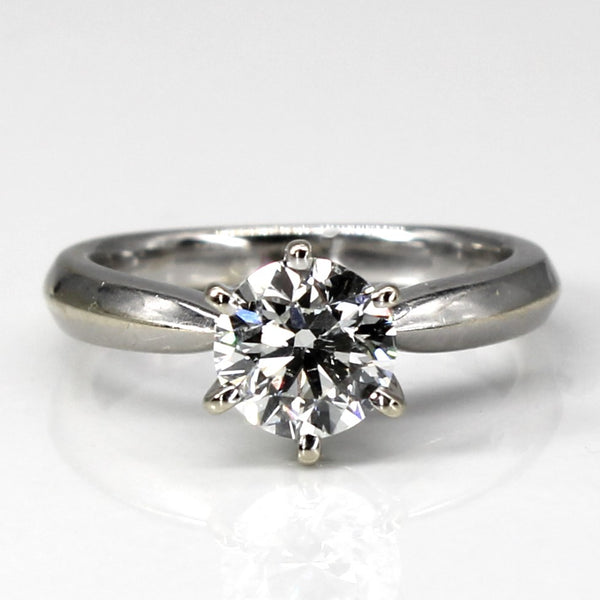 Six Prong Solitaire Diamond Ring | 0.90ct | SZ 3.5 |