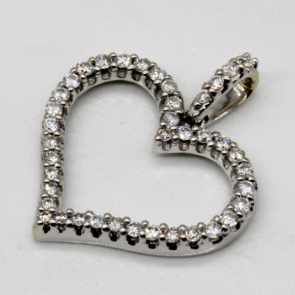 Diamond Heart Pendant | 0.60ctw |