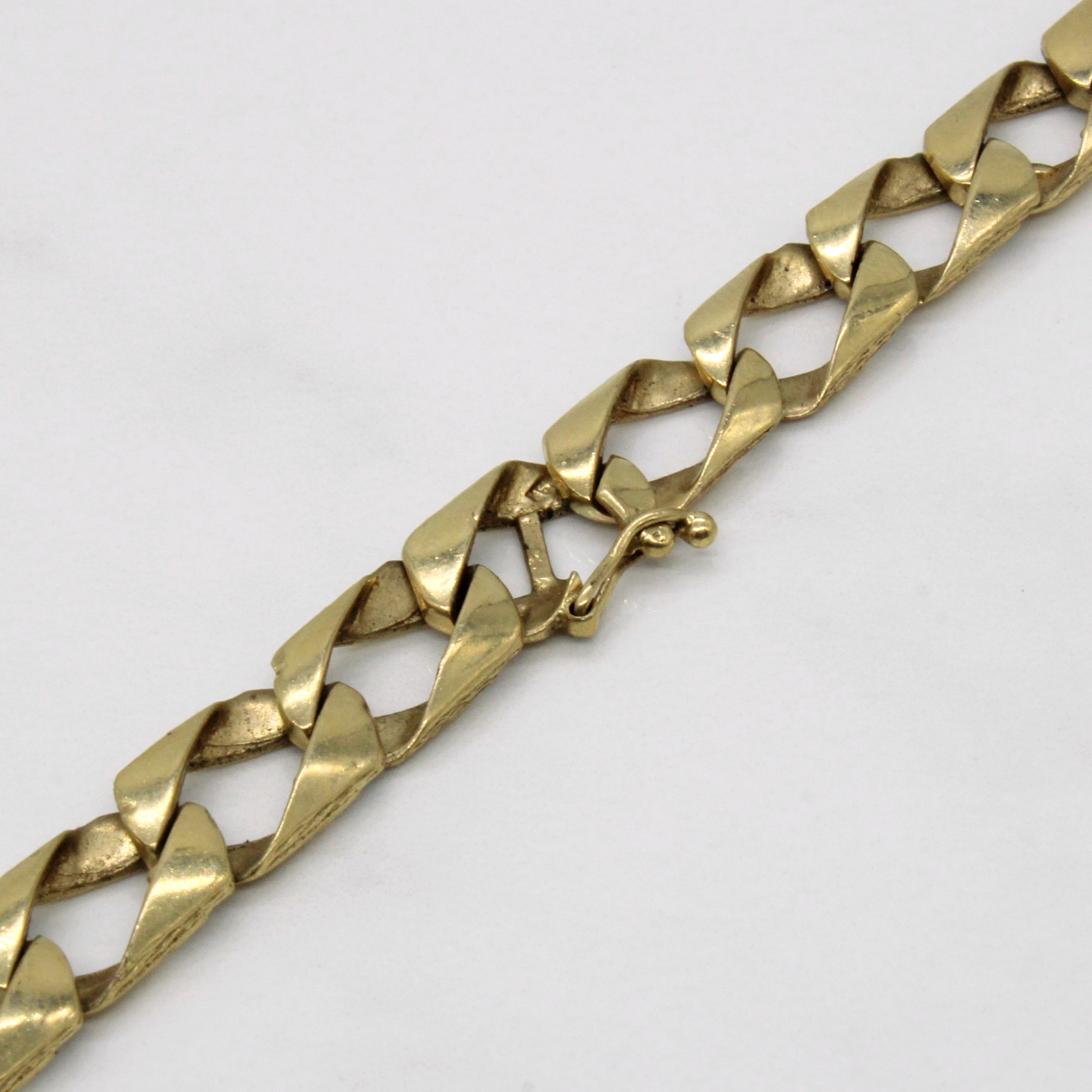 10k Yellow Gold Curb Link Chain | 22" |