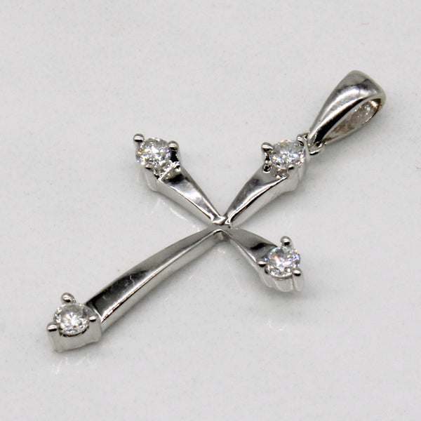 Diamond Cross Pendant | 0.13ctw |