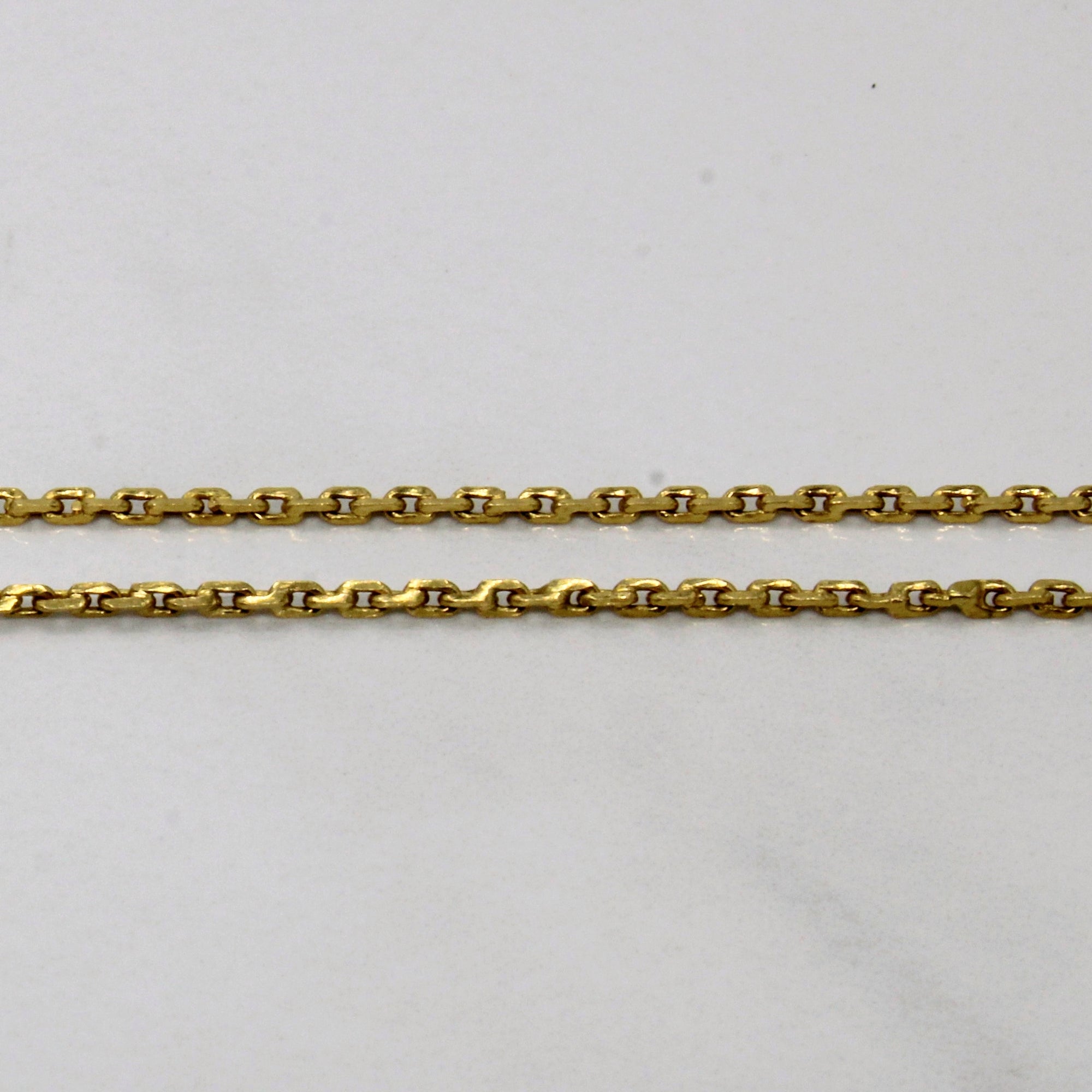 22k Yellow Gold Oval Link Chain | 20