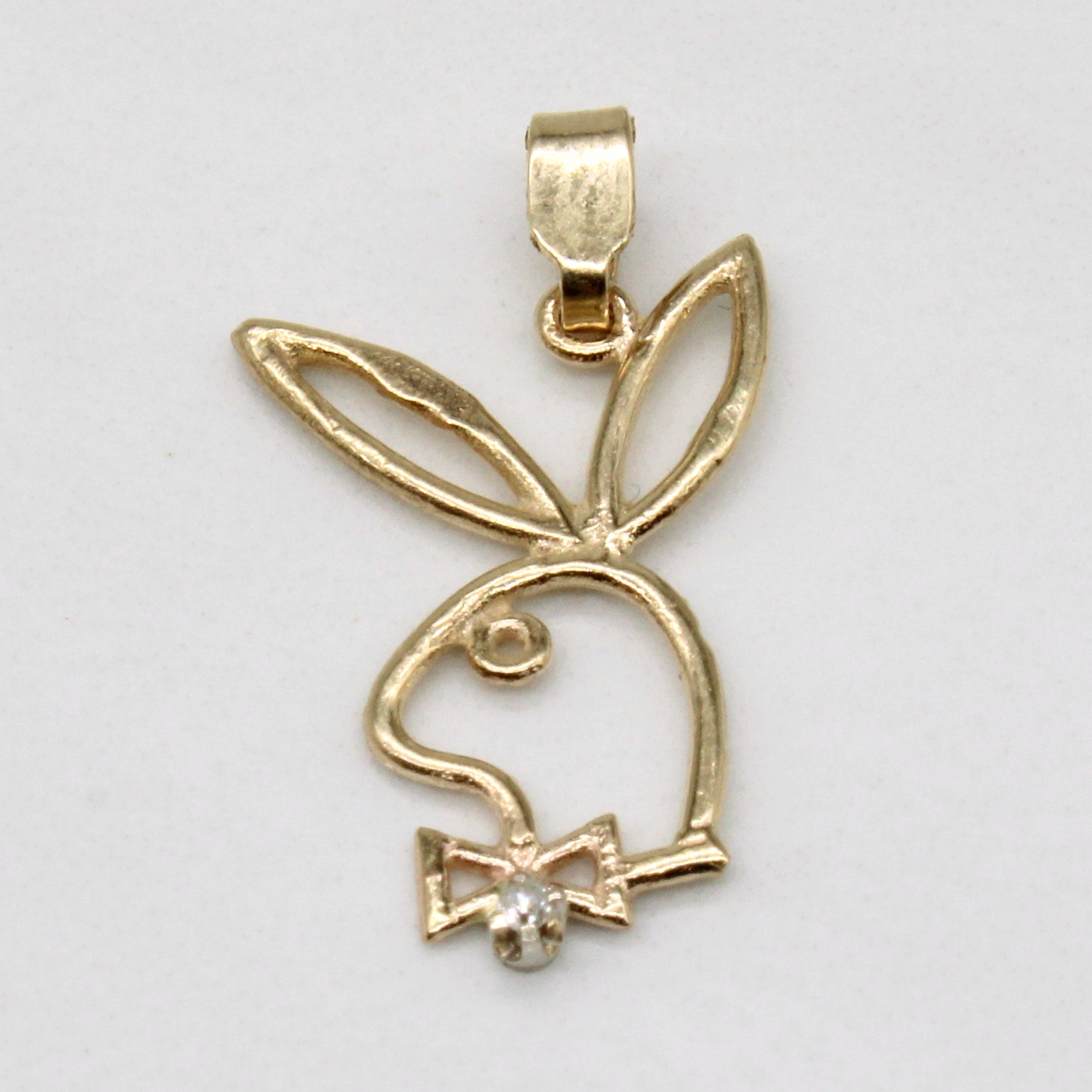 Diamond Playboy Bunny Pendant | 0.01ct | – 100 Ways