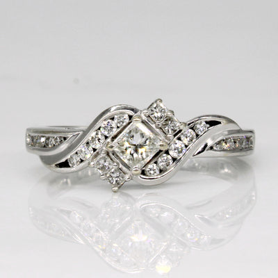 Diamond Waterfall Ring | 0.48ctw | SZ 7.25 |