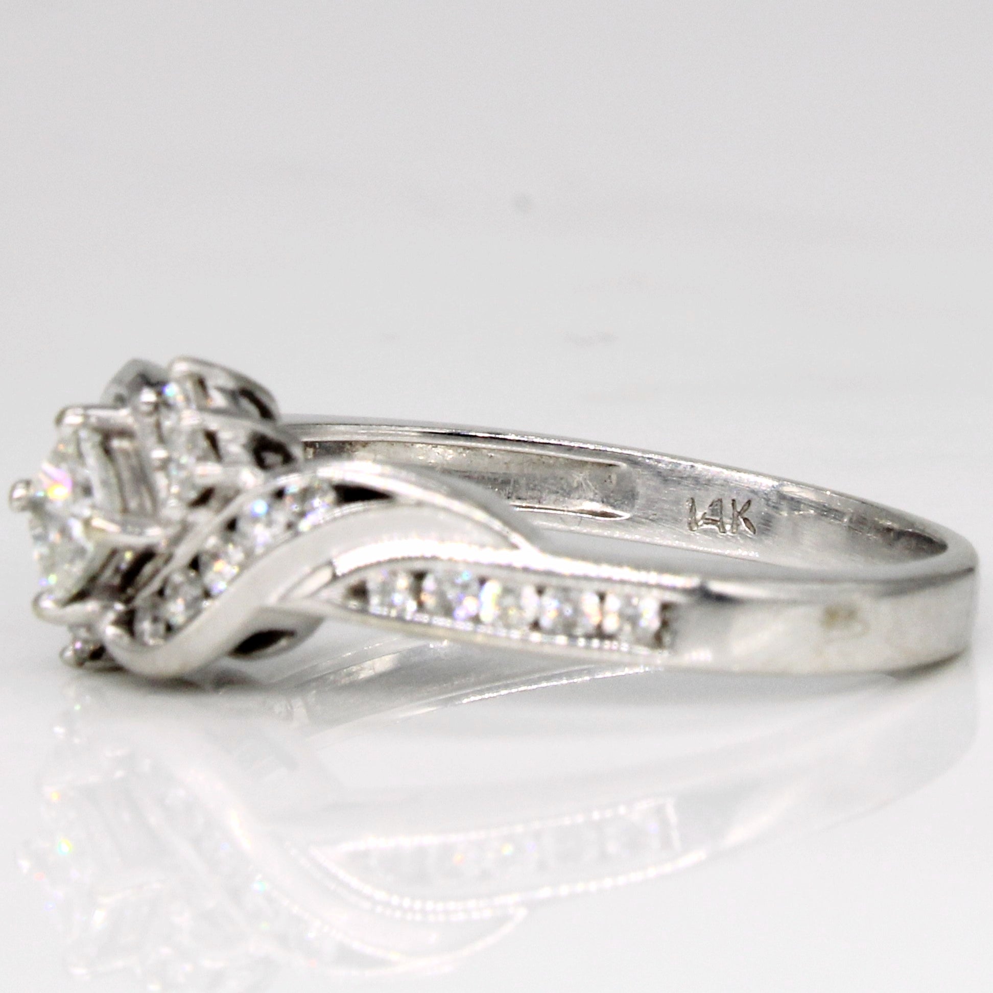 Diamond Waterfall Ring | 0.48ctw | SZ 7.25 |