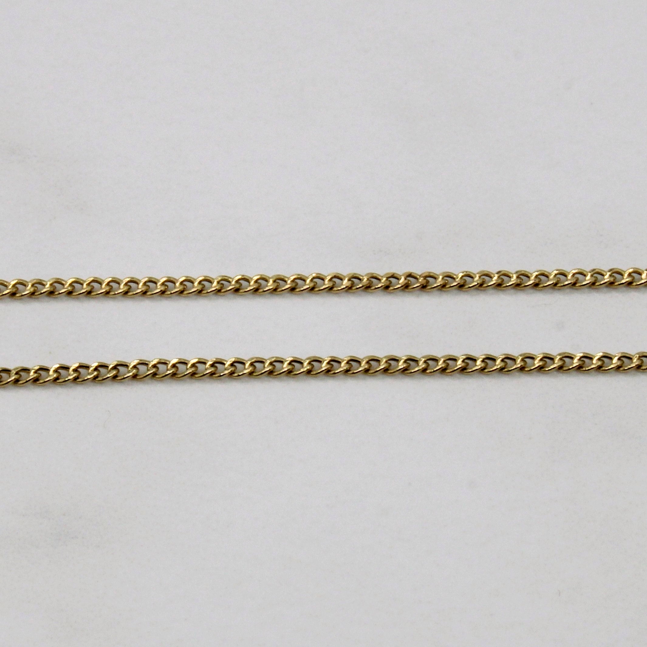 18k Yellow Gold Chain | 18" |