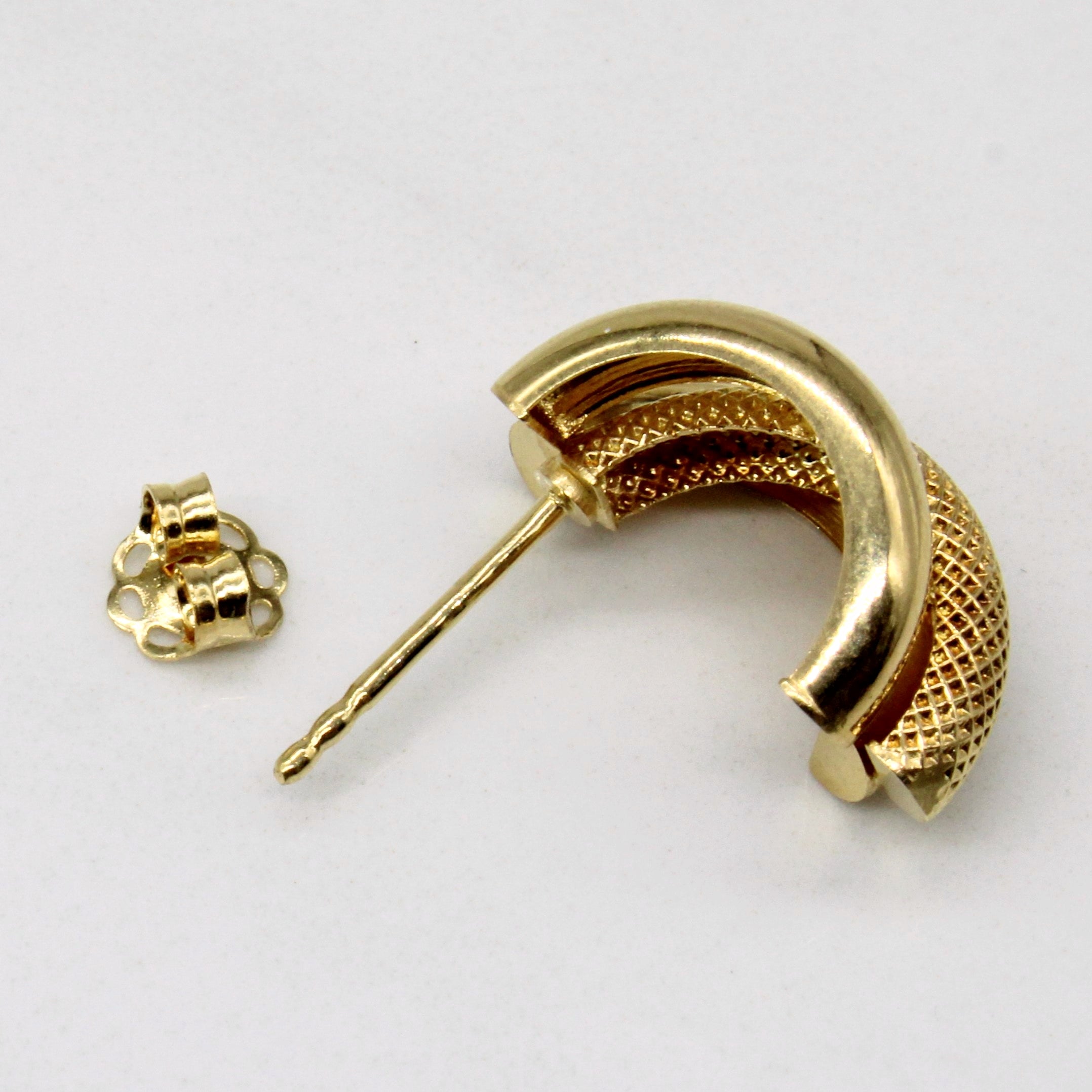 18k Yellow Gold Earrings