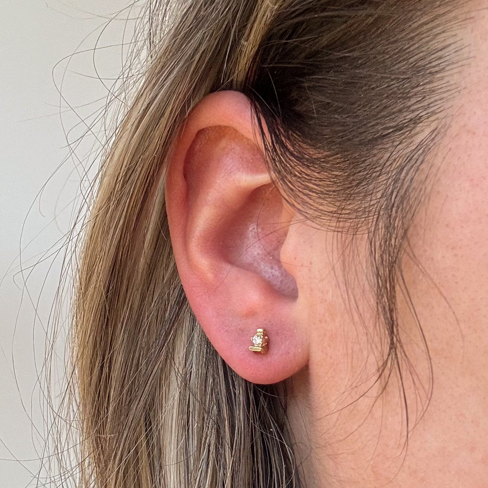Diamond Stud Earrings | 0.06ctw |