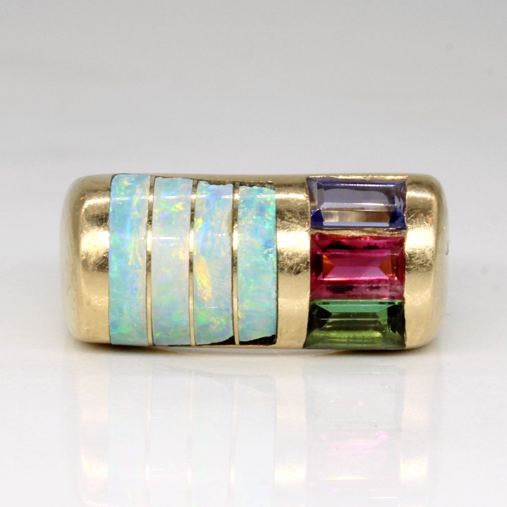 Bague cocktail multi-pierres | 1,68 ct | Taille 6 | 