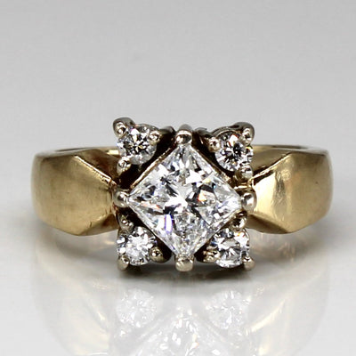 Five Stone Diamond Engagement Ring | 1.26ctw SI2 F | SZ 6 |