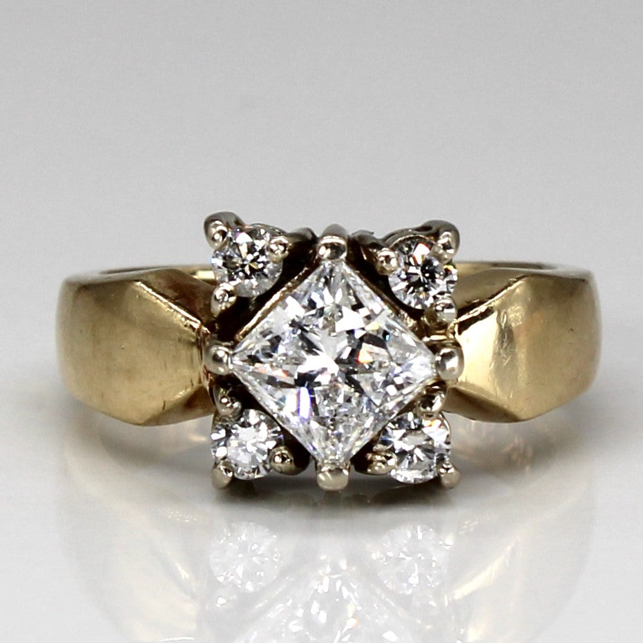 Five Stone Diamond Engagement Ring | 1.26ctw SI2 F | SZ 6 |