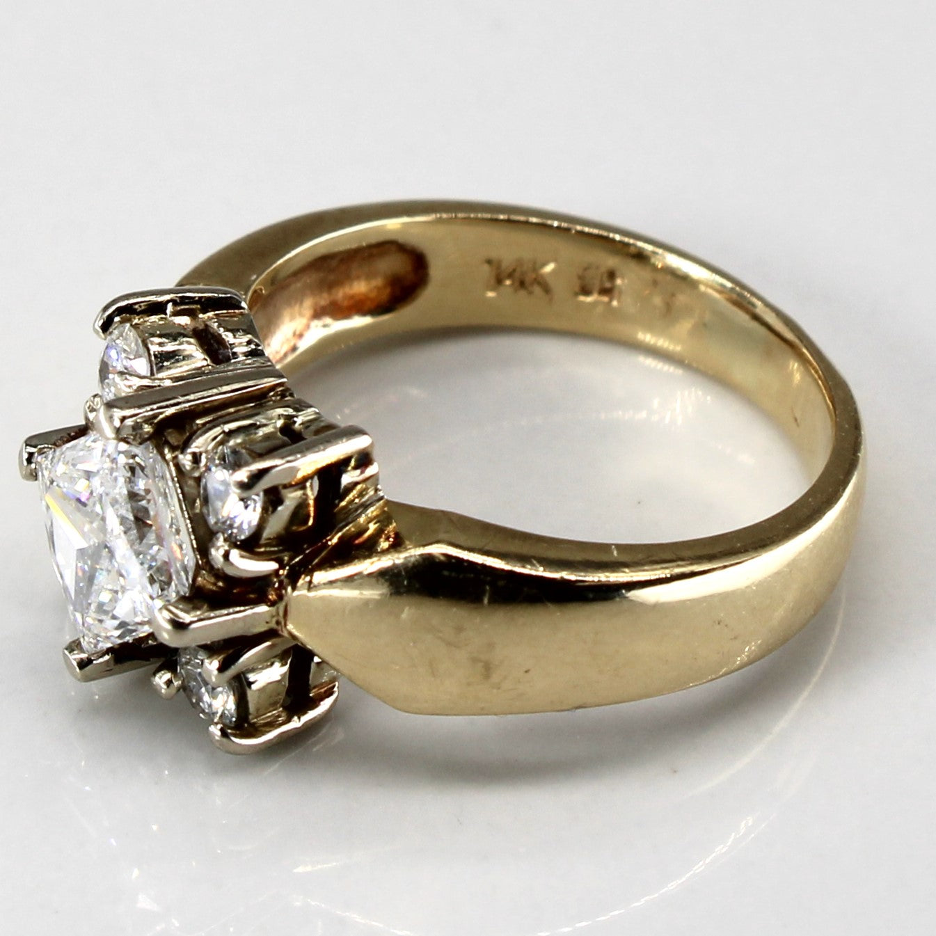 Five Stone Diamond Engagement Ring | 1.26ctw SI2 F | SZ 6 |