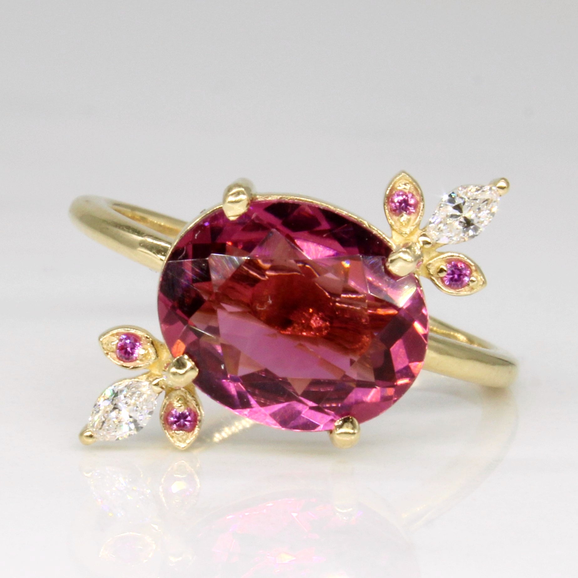 Multi Gem Waterfall Ring | 2.54ctw | SZ 7.5 |