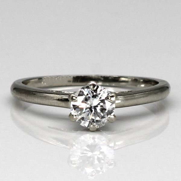 Six Prong Solitaire Diamond Ring | 0.58ct I1 F | SZ 7 |