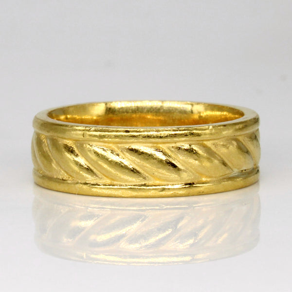 24k Yellow Gold Ring | SZ 7.75 |