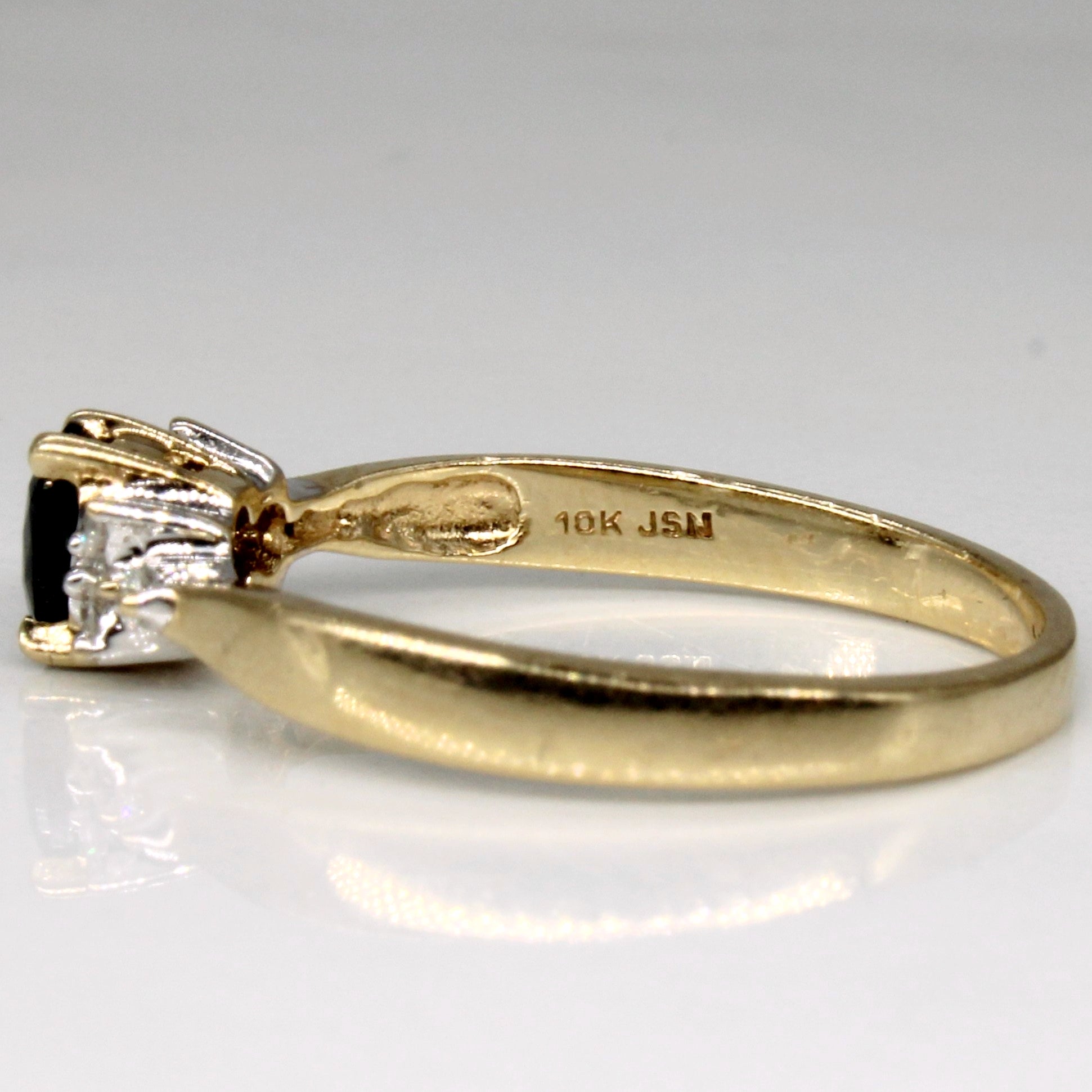 Sapphire & Diamond Ring | 0.20ct, 0.06ctw | SZ 6 |