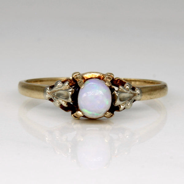 Solitaire Opal Ring | 0.23ct | SZ 7.75 |