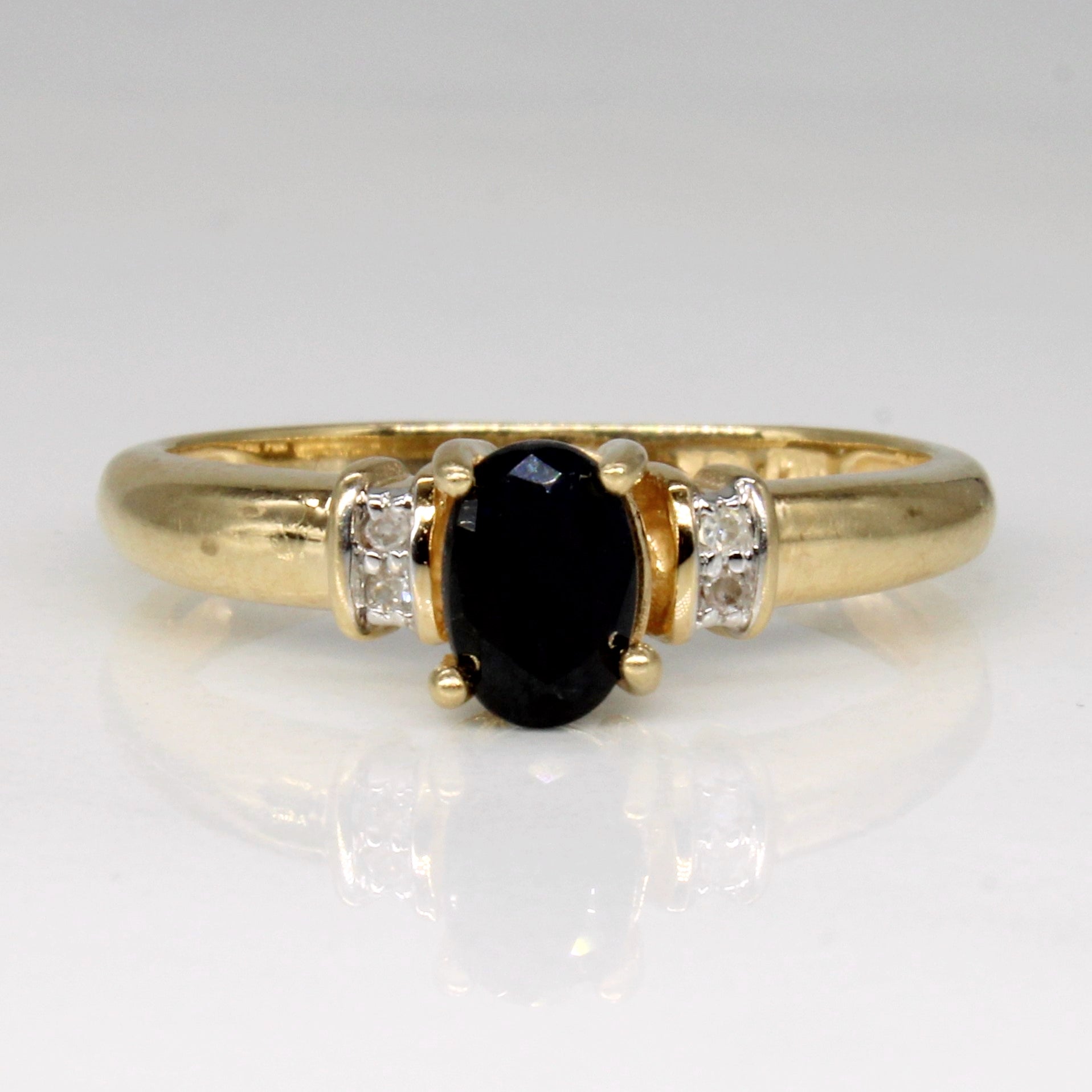 Sapphire & Diamond Ring | 0.60ct, 0.02ctw | SZ 6.75 |