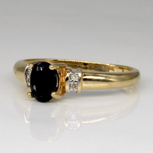 Sapphire & Diamond Ring | 0.60ct, 0.02ctw | SZ 6.75 |