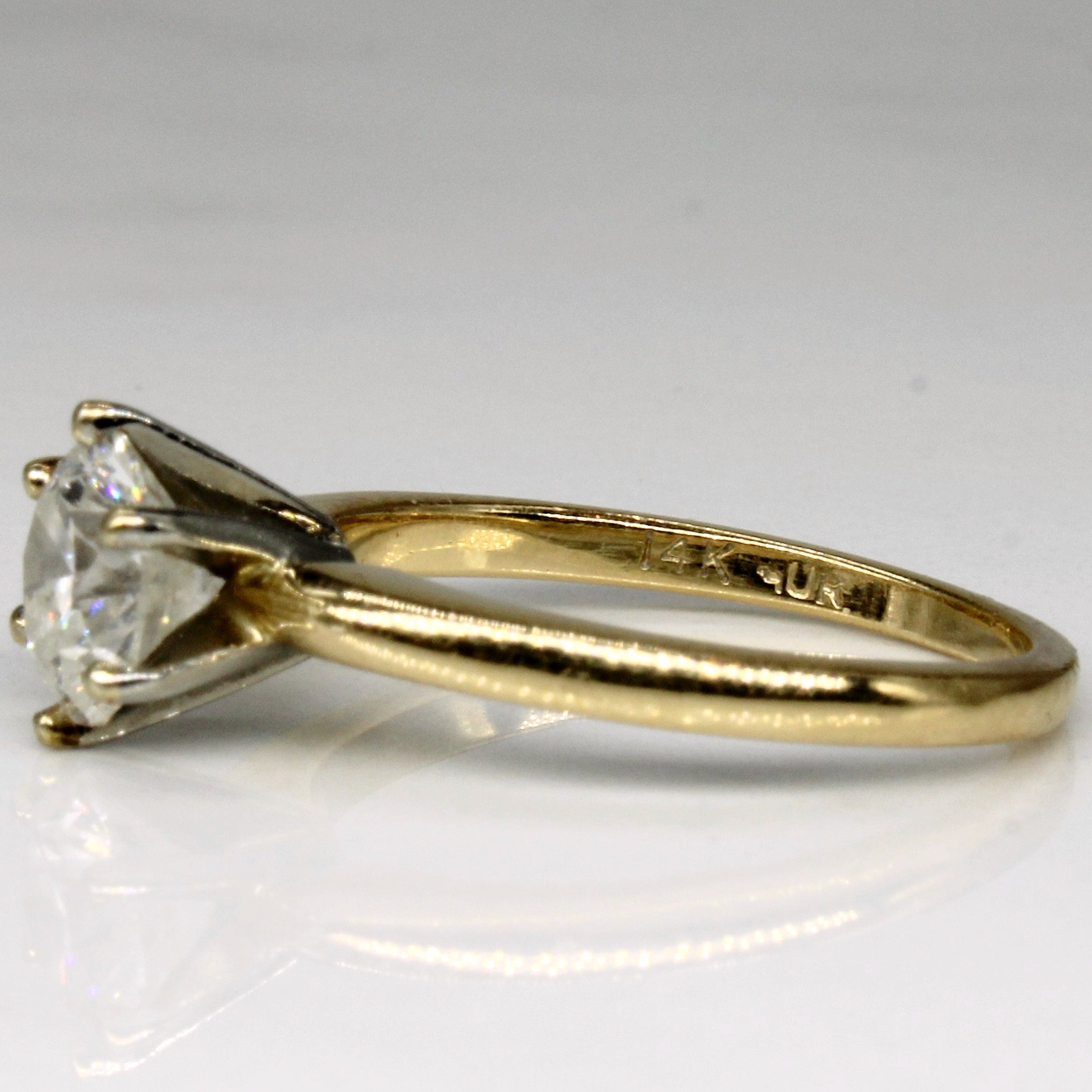 GIA Certified Diamond Engagement Ring | 1.02ct SI1 F Ex | SZ 5 |