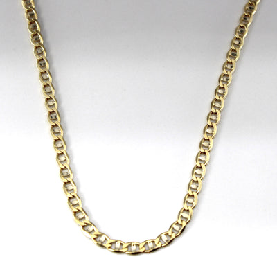 14k Yellow Gold Anchor Chain | 20