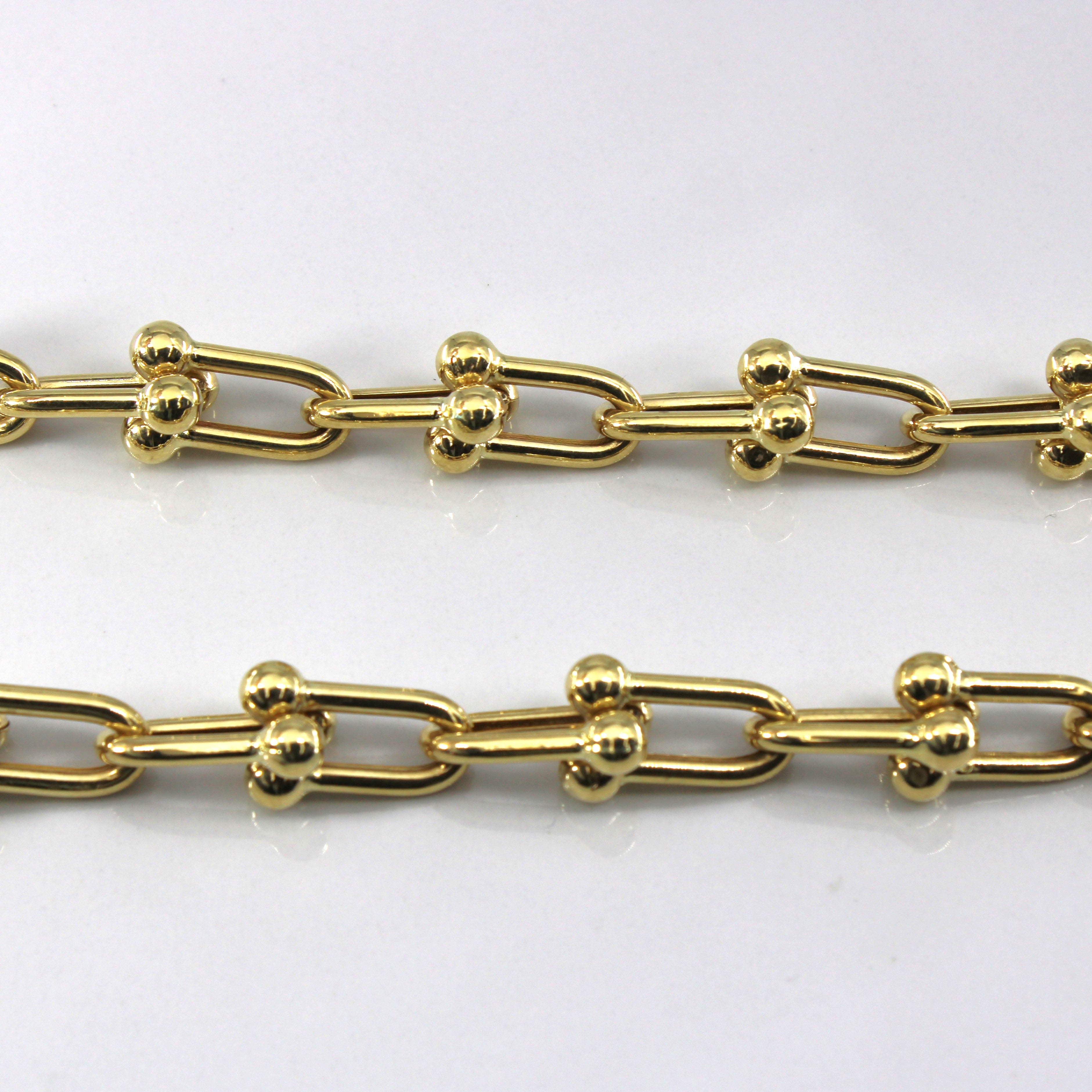 18k Yellow Gold Chain | 17"|