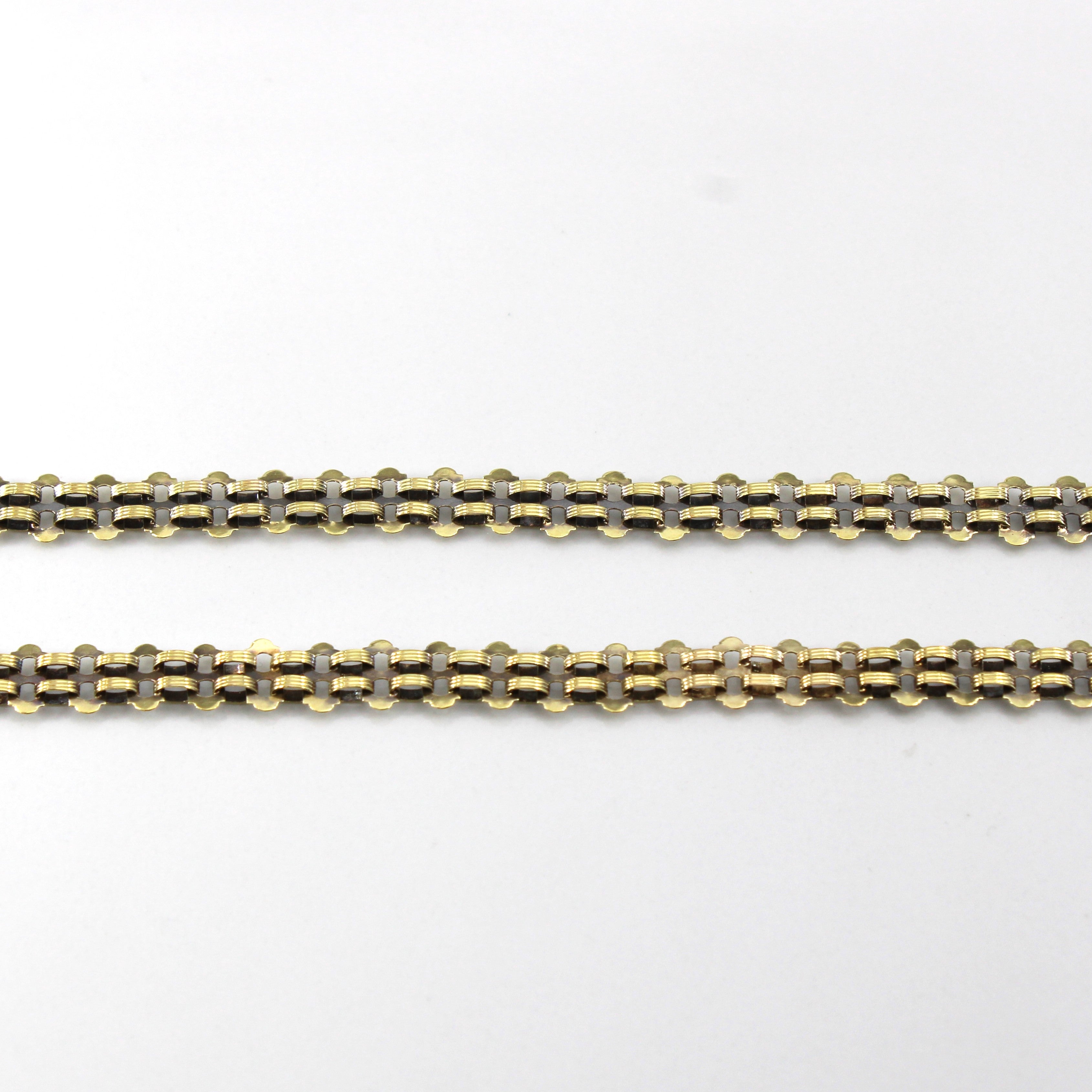 14k Yellow Gold Textured Yellow Gold Necklace | 16"|