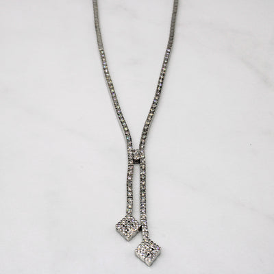 Diamond Drop Pendant Necklace | 1.13ctw | 17