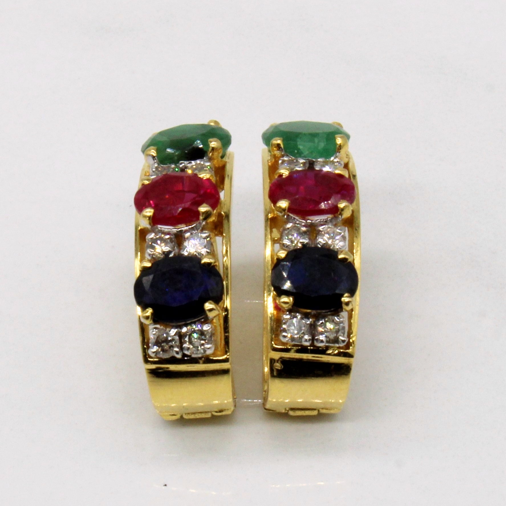 Multi Stone Pendant & Earrings | 8.50ctw 0.76ctw |