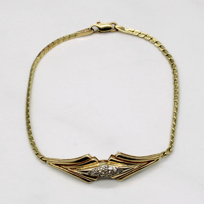 Diamond Bracelet | 0.12ctw | 7.25