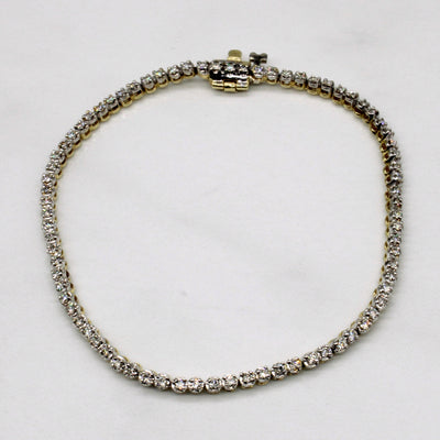 Illusion Set Diamond Tennis Bracelet | 1.00ctw | 7