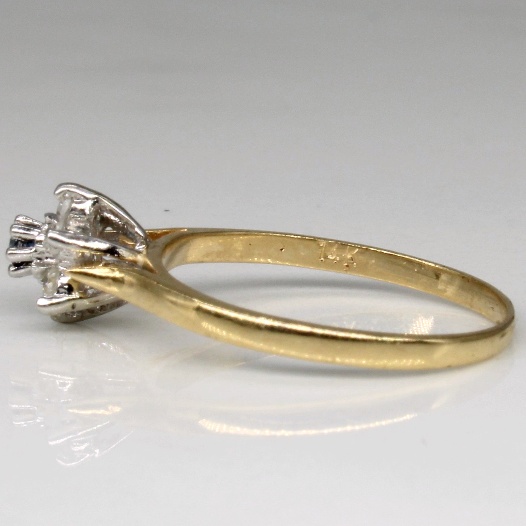 Diamond & Sapphire Ring | 0.06ctw, 0.01ct | SZ 3.5 |