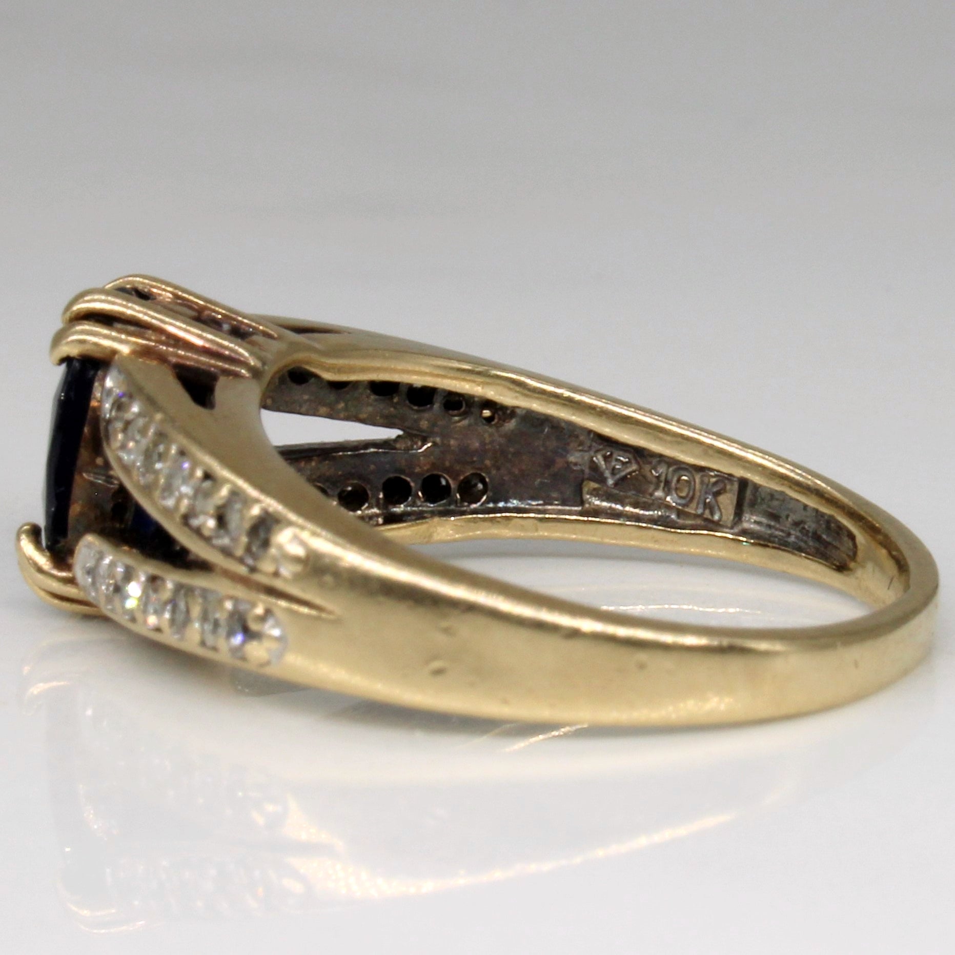 Sapphire & Diamond Ring | 1.20ct, 0.16ctw | SZ 6.25 |