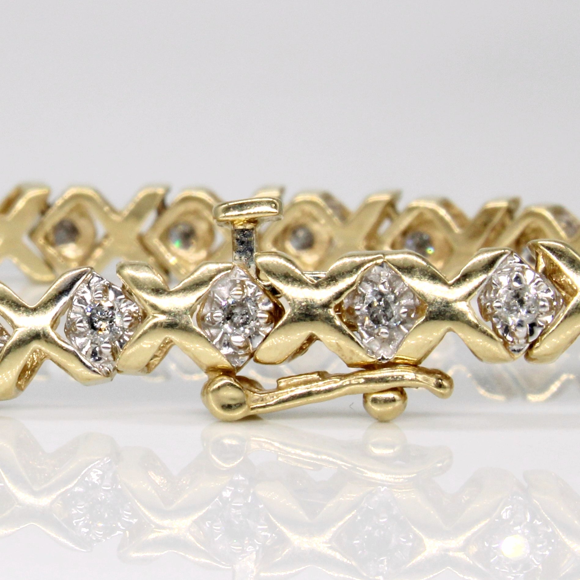 Diamond Tennis Bracelet | 0.90ctw | 7" |