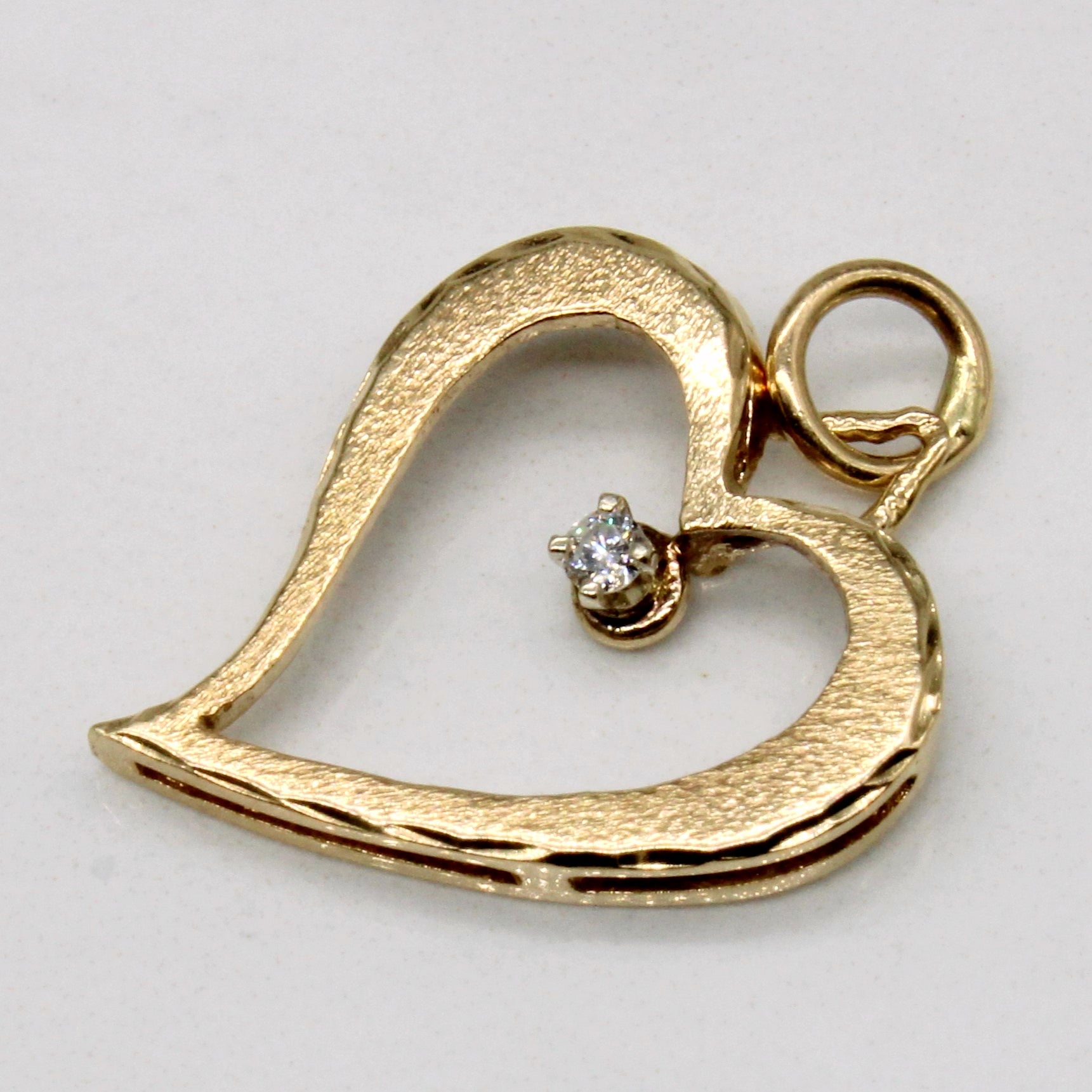 Diamond Heart Pendant | 0.03ct |
