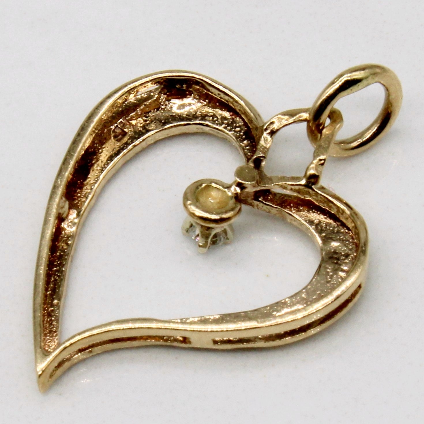 Diamond Heart Pendant | 0.03ct |