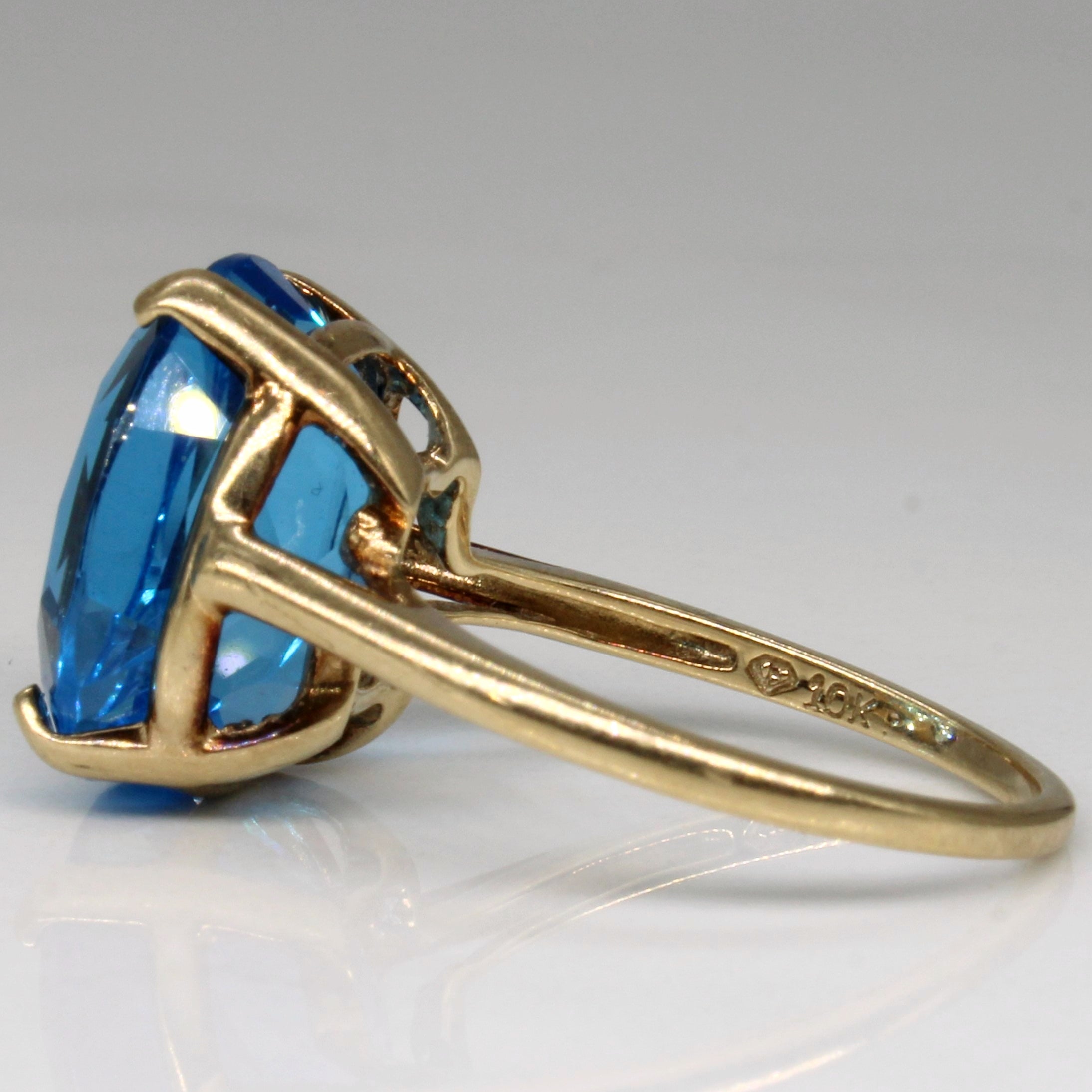 Bague cocktail en topaze | 8,85 ct | Taille 6 | 