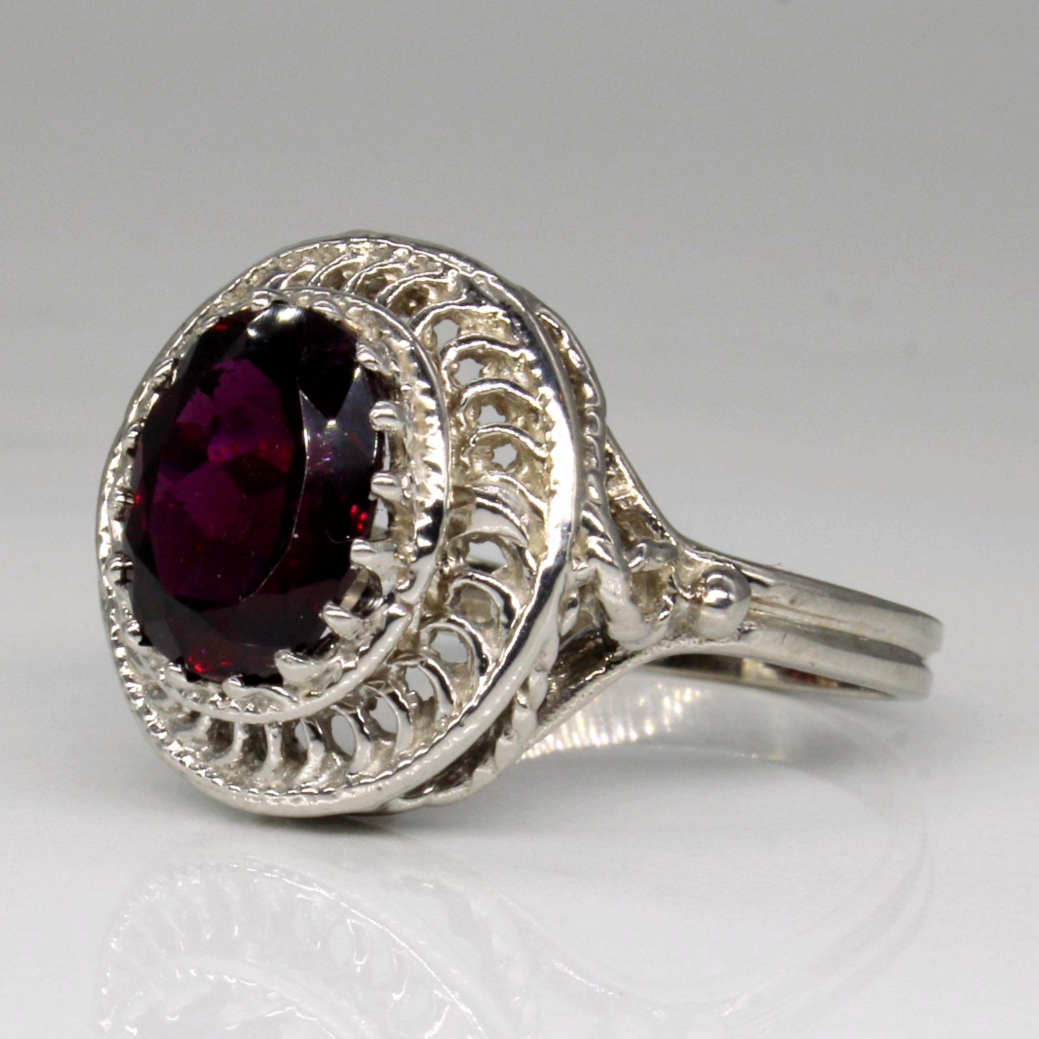 Garnet Cocktail Ring | 2.95ct | SZ 8.5 |