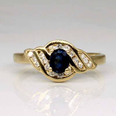 Sapphire & Diamond Ring | 0.27ct, 0.12ctw | SZ 6 |