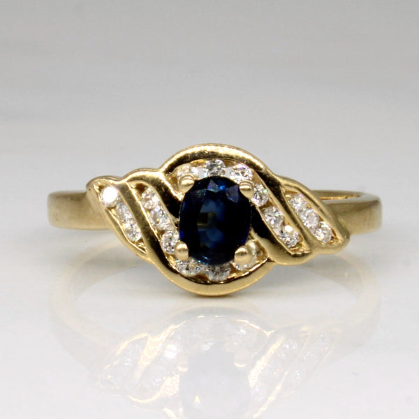 Sapphire & Diamond Ring | 0.27ct, 0.12ctw | SZ 6 |