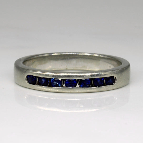 Channel Set Sapphire Ring | 0.45ctw | SZ 11.25 |