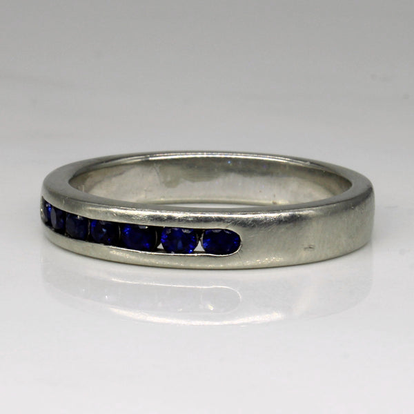 Channel Set Sapphire Ring | 0.45ctw | SZ 11.25 |