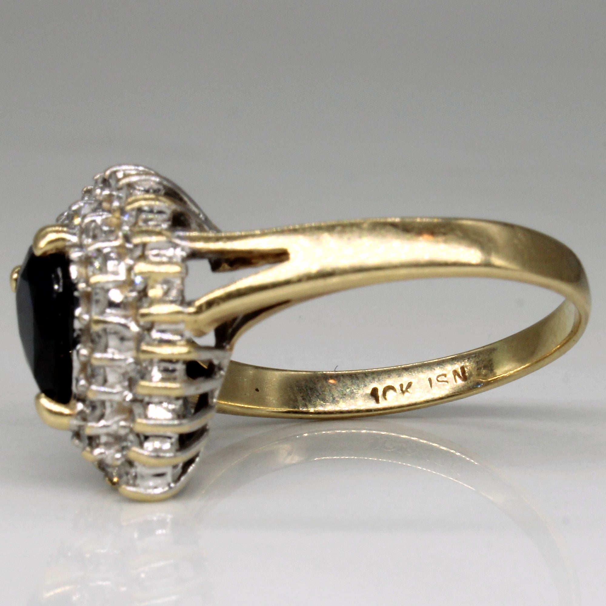 Sapphire & Diamond Cocktail Ring | 1.20ct, 0.40ctw | SZ 9 |