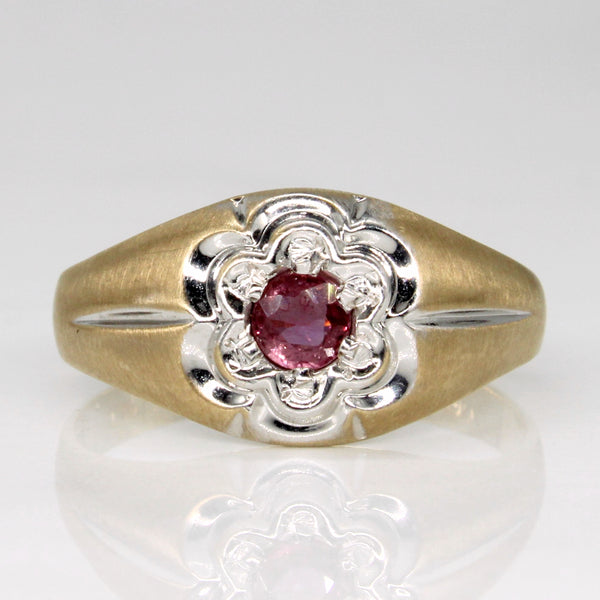 Illusion Set Ruby Ring | 0.26ct | SZ 9.5 |