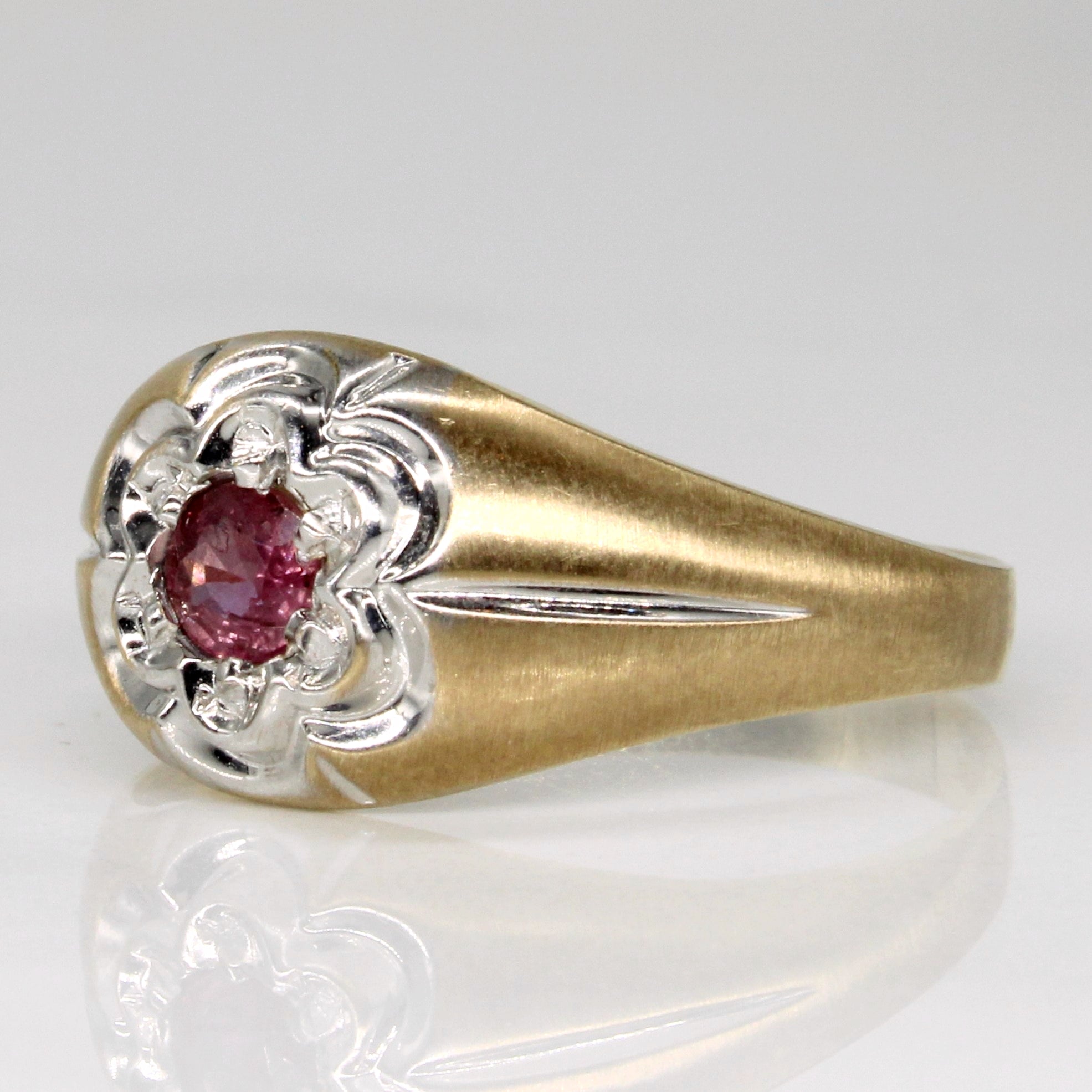 Illusion Set Ruby Ring | 0.26ct | SZ 9.5 |