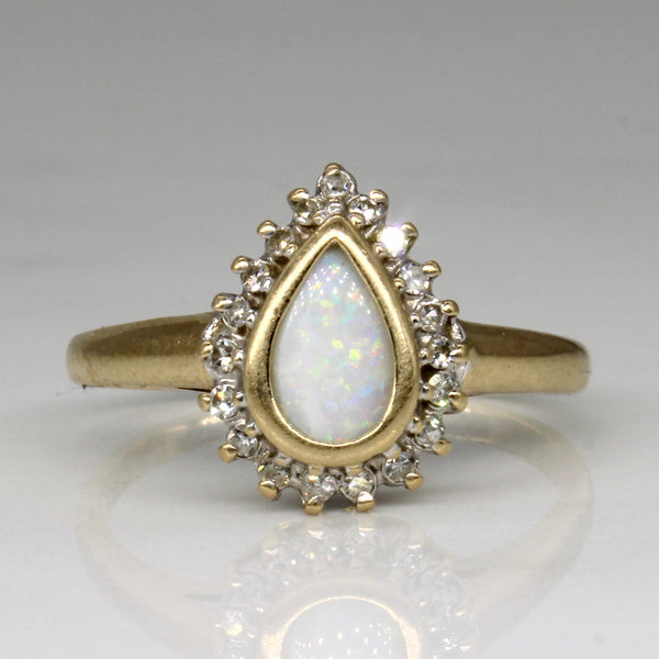 Opal & Diamond Cocktail Ring | 0.48ct, 0.20ctw | SZ 7.75 |